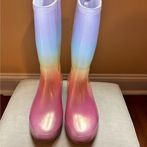 Cat & Jack Kids Gradient Rainbow Boots